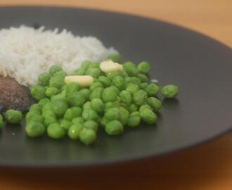 Petit pois frais à la l'anglaise