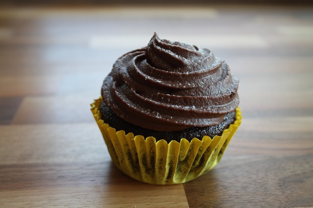 "Perfectly Chocolate" Chocolate Cupcakes with "Perfectly Chocolate" Chocolate Frosting