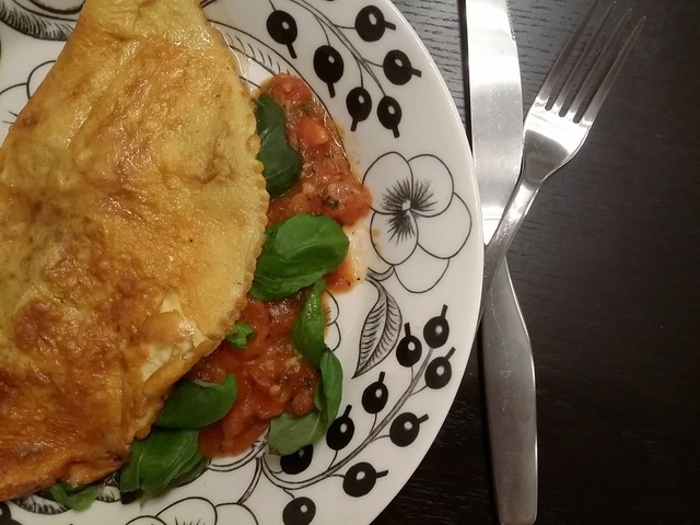 Tomaattimunakas/Tomato Omelet
