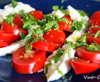 Kalasta se lähti - kevennetty fish'n chips & sitruunainen caprese