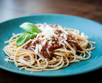 Quorn bolognese meidän rintamamiestalon tapaan