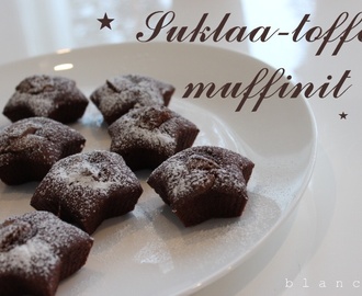 { Suklaa- toffee muffinit }