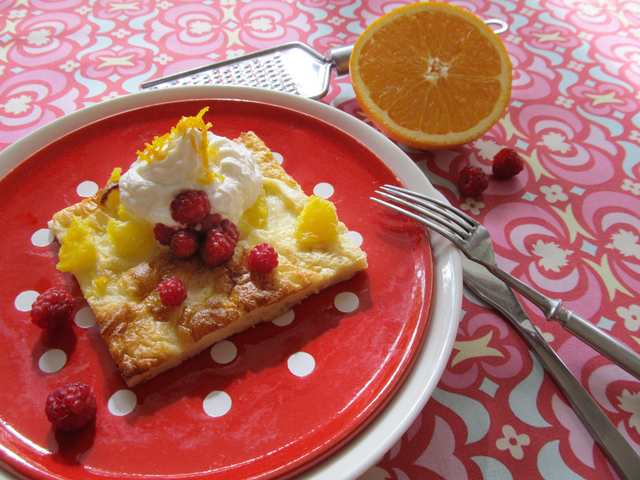 Syksyinen pannukakku – Oven Pancake with Orange