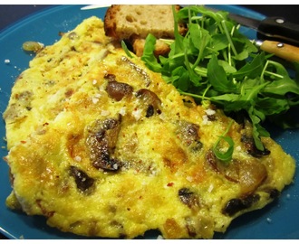 Frittata ai funghi - Sienimunakas