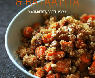 Helppo arkilisuke: kvinoa-bataattihöystö