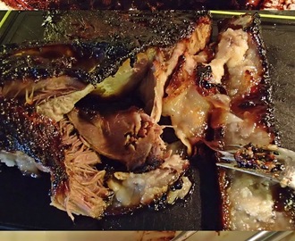 Pulled pork hampurilainen