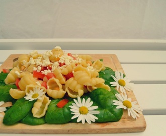 Kreikkalainen pastasalaatti / Greek-like pasta salad