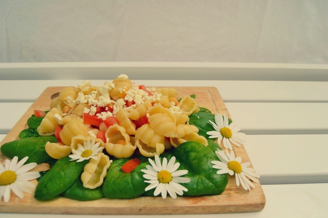 Kreikkalainen pastasalaatti / Greek-like pasta salad