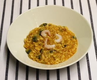 Herkullinen risotto merenelävistä