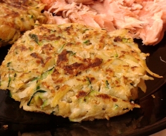 Kesäkurpitsapihvit – courgette patties