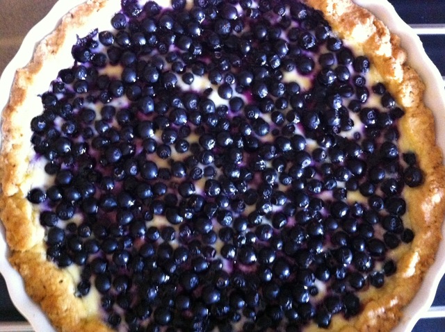 Mustikkapiirakka / Blueberry pie
