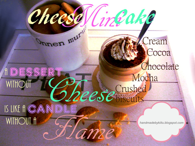 Chocolate/Mocca Mini Cheesecake! - Suklaa/mokka minijuustokakku!