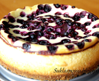 Mustikkainen New York Cheesecake