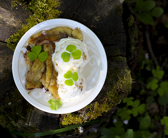 Nopea herkku - paistetut banaanit