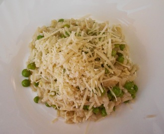 Risotto ai piselli - Hernerisotto