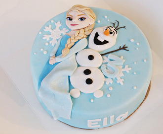 Ellan Frozen-kakku.