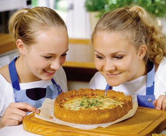 Kinkkupiiras (Quiche Lorraine)