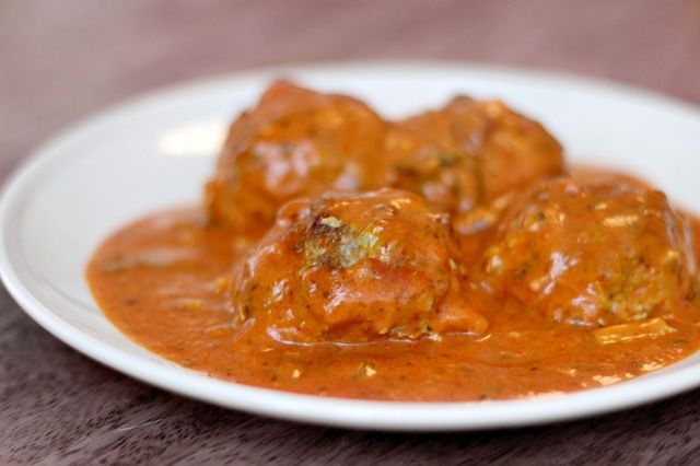 Meatballs in Spicy tomato sauce