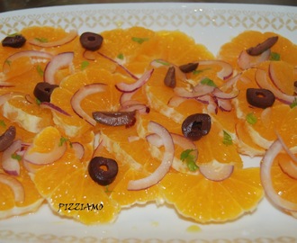 Ruokaa kaikille aisteille: insalata d'arance siciliana - sisilialainen appelsiinisalaatti