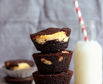 Juustokakku & brownie muffinssit