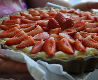 Crostata di fragole senza glutine - gluteeniton mansikkapiirakka