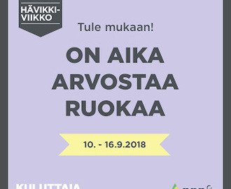 Hävikkiviikko - Fiksuruoka ja Matsmart