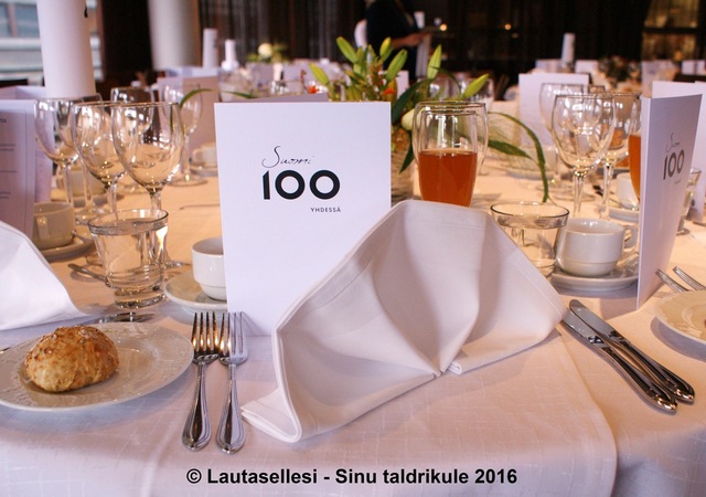 Suomi 100 menu ja suurlähettiläslounas Hotelli Presidentissä – Soome 100 menüü ja suursaadikute lôuna Hotell Presidendis