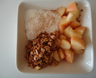 Piece of Cake pt. 7: Apples with Oatmeal and Yogurt