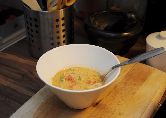 Tom Yum-Coconut soup to prevent the flu!