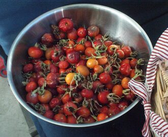 Äppel- och nyponmarmelad, apple and rosehip jelly, omena- ja ruusunmarjamarmeladi