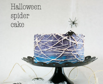 HALLOWEENIN HÄMÄHÄKKIKAKKU - HALLOWEEN SPIDER CAKE