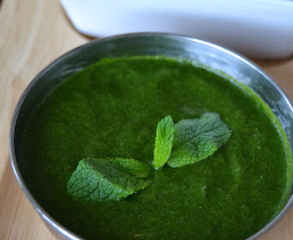 Minttuchutney dipiksi - Pudina ki chutney #2