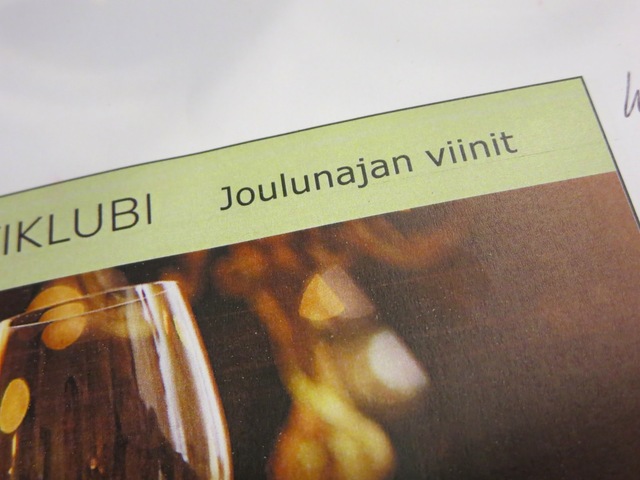 Pruuvi: Joulunajan viinit