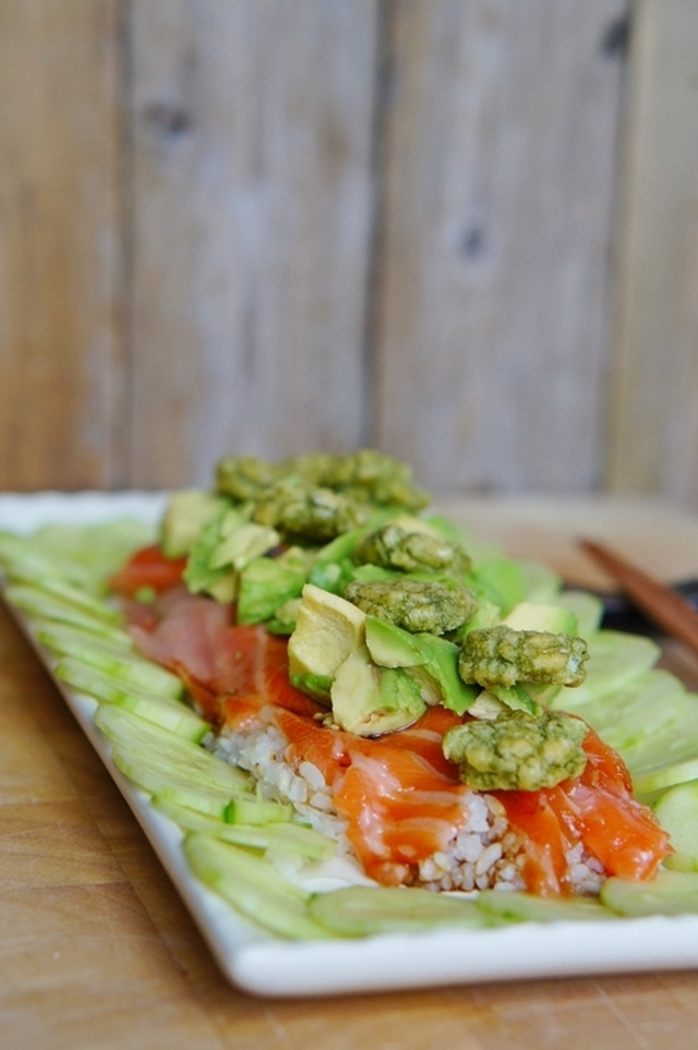 Helppo sushisalaatti / An easy sushi salad