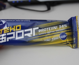 Testissä TehoSport proteiini patukat