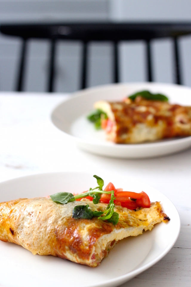 Chorizo-omeletti