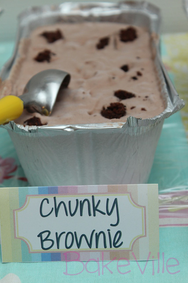 Chocolate Brownie Chunk Ice Cream