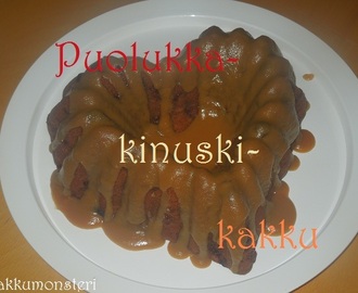 Puolukka-kinuskikakku