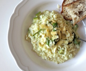 Tänään keittiössä: asparagus risotto & lemon pie