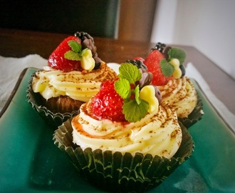 Suklaa cupcakes