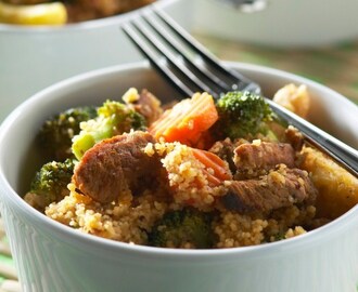 Couscous porsaanlihalla