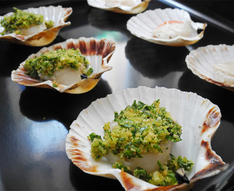 Citrus baked scallops / Zapečene Jakobove kapice / Kampasimpukat uunissa