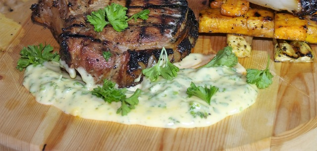 béarnaise sauce from the grill