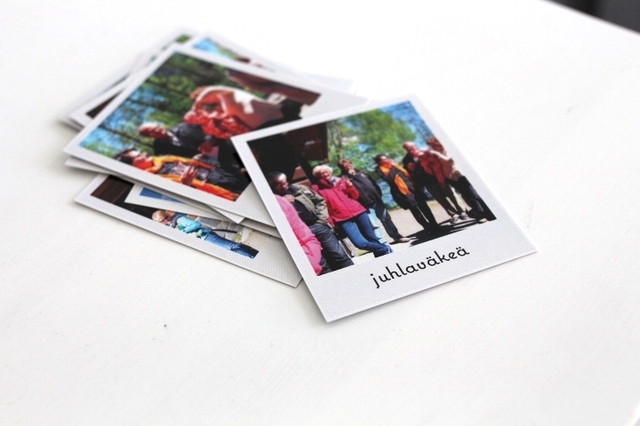 Vaihtoehto lahjaideaksi, Polaroid- kuvat juhlasta muistoksi (Ja ALEKOODI!)