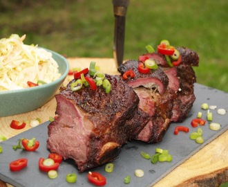 BBQ BEEF RIBS & COLESLAW