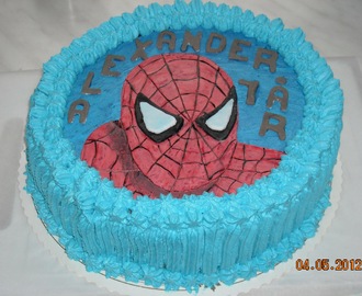 Spiderman-kakku