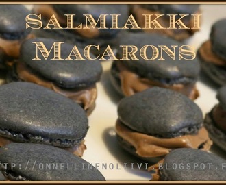 Salmiakki macaron leivokset