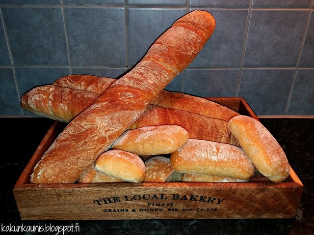 Käsintehtyä leipää