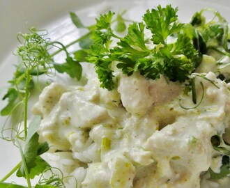 Vihreä broilericurry (Green chicken curry recipe)