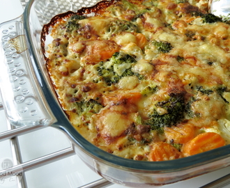 Kermainen Kasvisgratiini - Creamy Vegetable Gratin